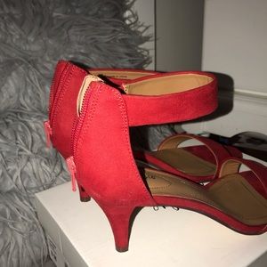 macys red heels